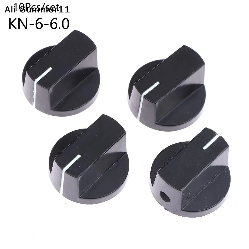 【Tg1】10Pcs KN-6-6.0 Potentiometer Knob Duck Bill Type For Guitar Amplifier Effects Pedal Volume Tone Control Replacement Parts