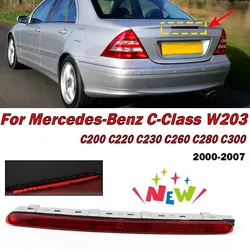 For Mercedes-Benz C-Class W203 C200 C220 C260 C280 C300 2000-2007 Car Third LED High Mounted Brake Warning Light Signal Lamp New