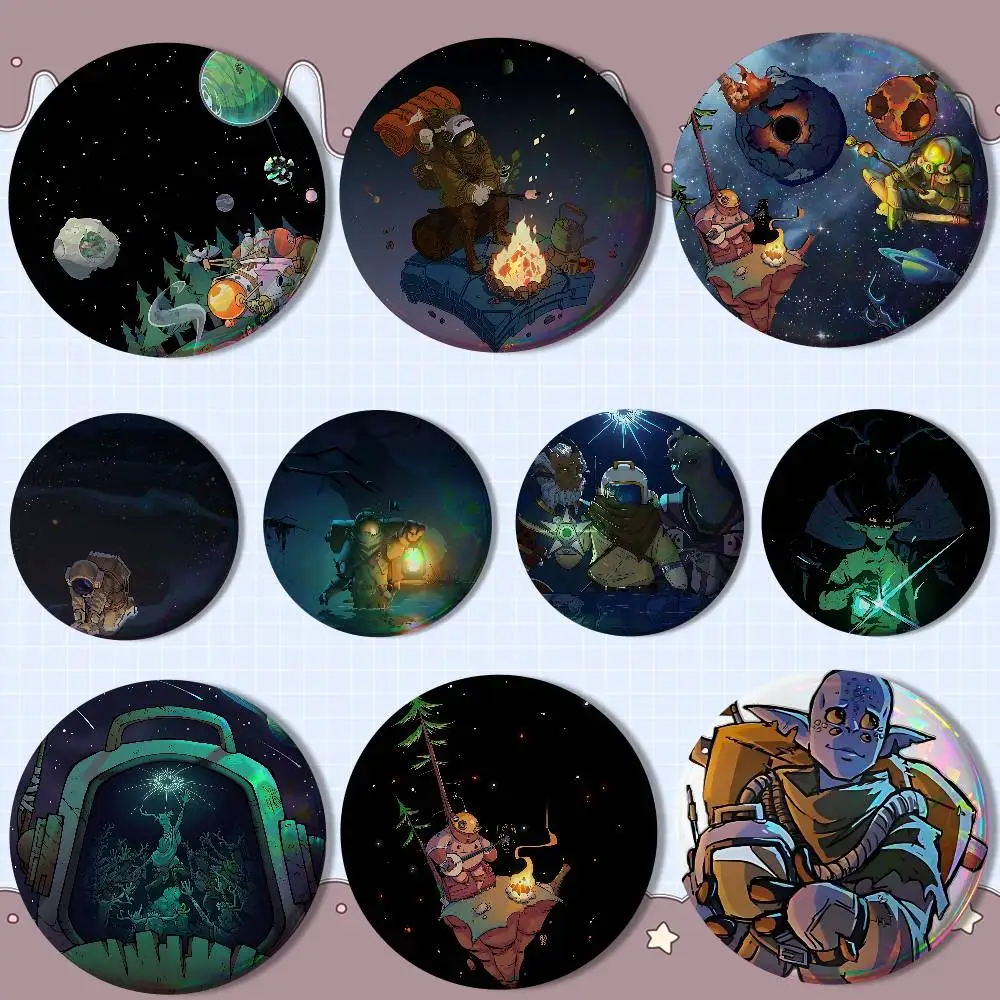 

Game Outer Wilds stimulating Round Exquisite Badge Brooches Creative Pins For Clothes Hat Backpack Gift Accessories