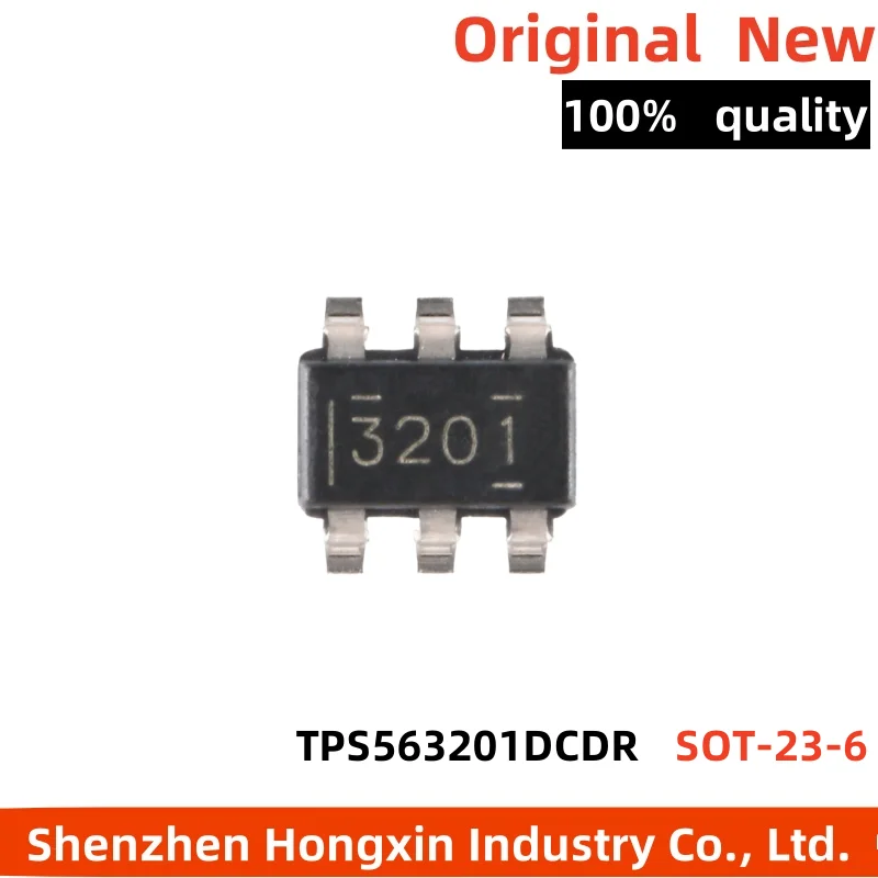 

10 pieces TPS563201DCDR silk screen 3201 SOT-23-6 synchronous buck converter chip