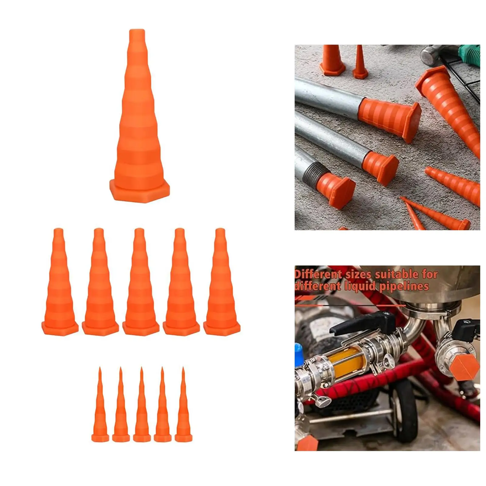 

11 шт., заглушка для гидравлического шланга, многофункциональные аксессуары, конические