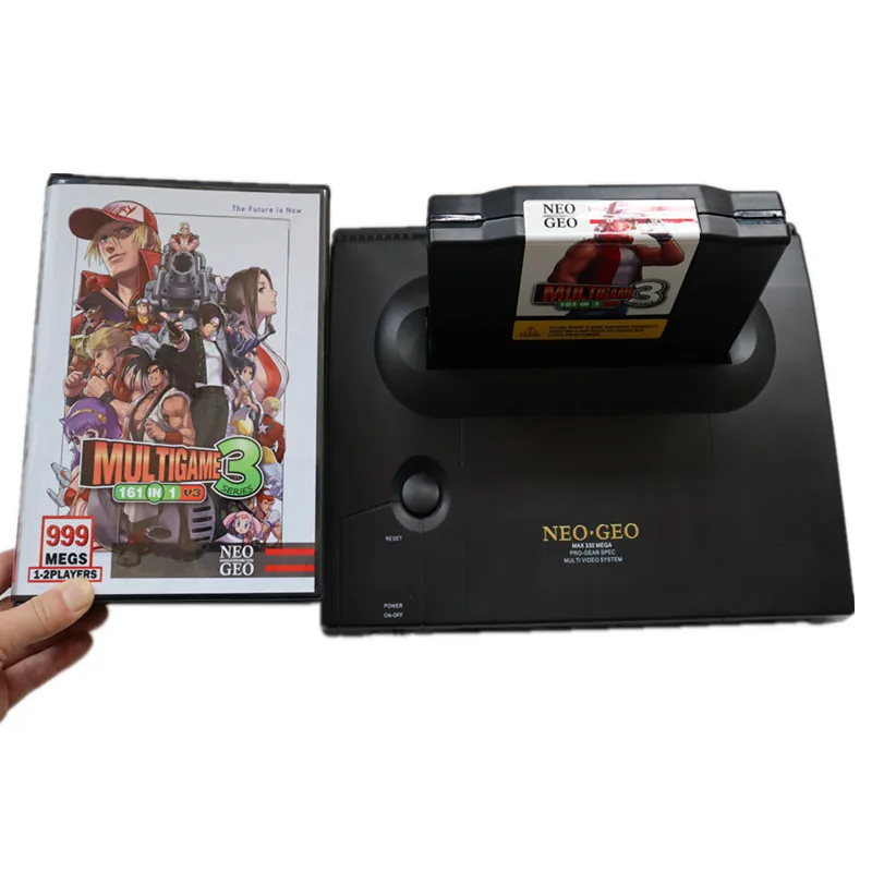 2024 New Version Arcade Cassette 161 in 1 NEO GEO AES multi games Cartridge Ver. 3 upgraded Version for Family AES Game Console