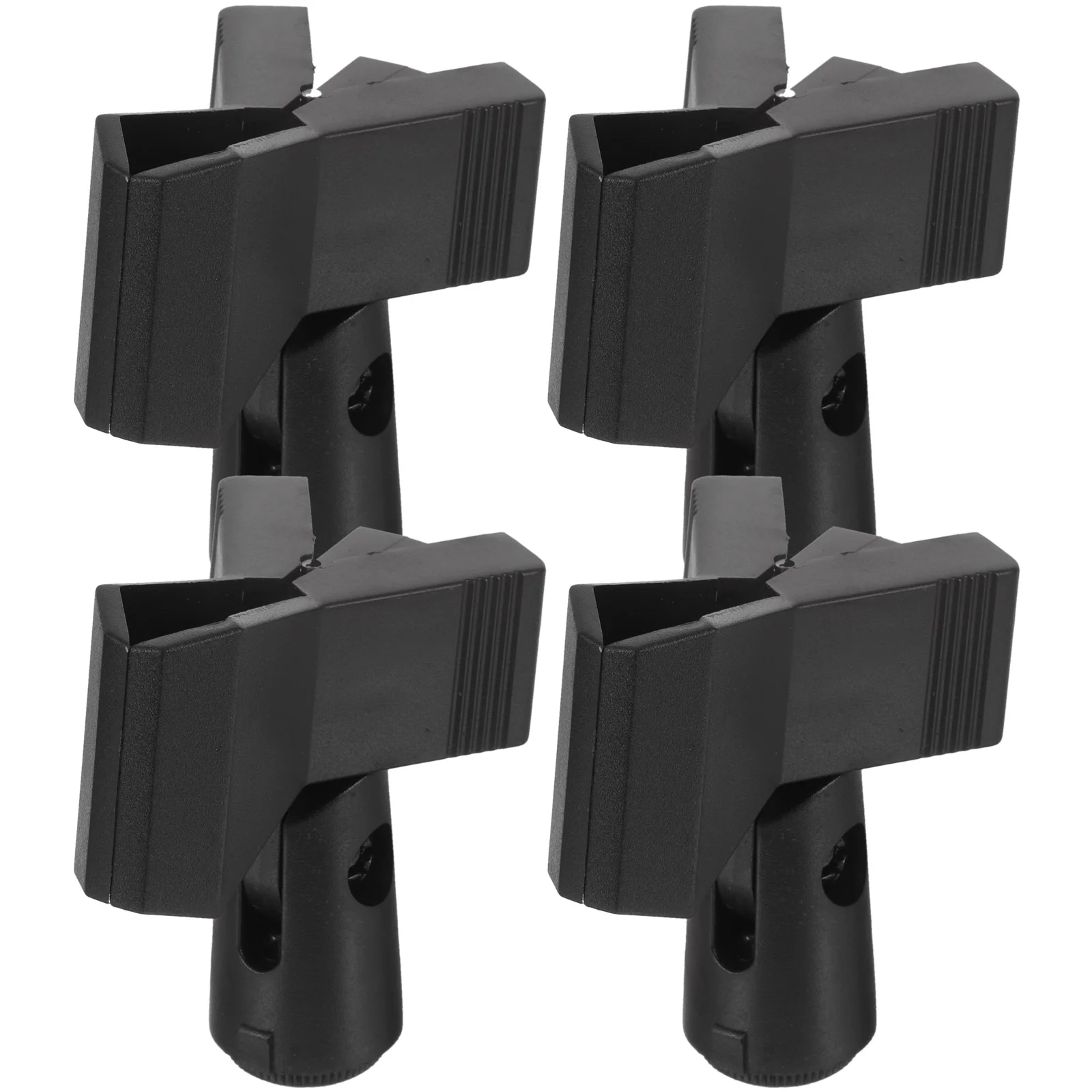 

4 Pcs Microphone Clip Wireless Microphones Plastic Clips Wired Clamp Univeral Metal Abs Home Holder Stand Accessories