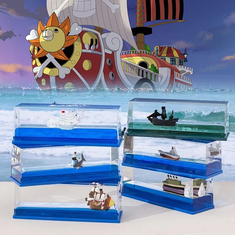 Barcos Flutuantes Thousand Sunny e Going Merry de One Piece, Líquido Flutuante para Decoração de Barcos e Acessórios de Mesa