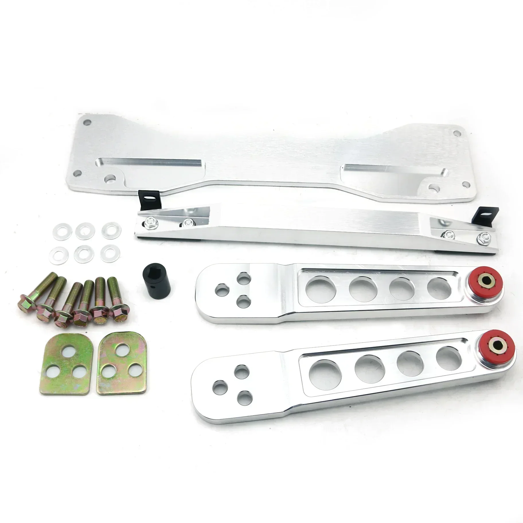 Achterste subframe brace + tie bar achter + onderste draagarm voor Honda Civic Si 01-05 ES EM EP3 Acura RSX aluminium auto-accessoires