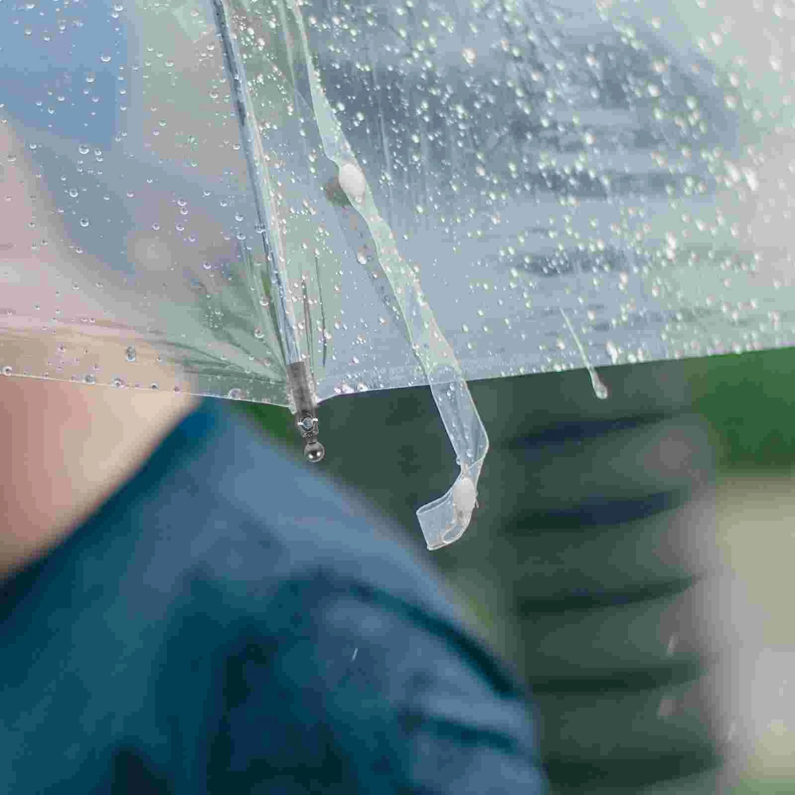

10 Pcs Umbrellas Accessories Small Beads Rain Tail Bone Covers for Folding
