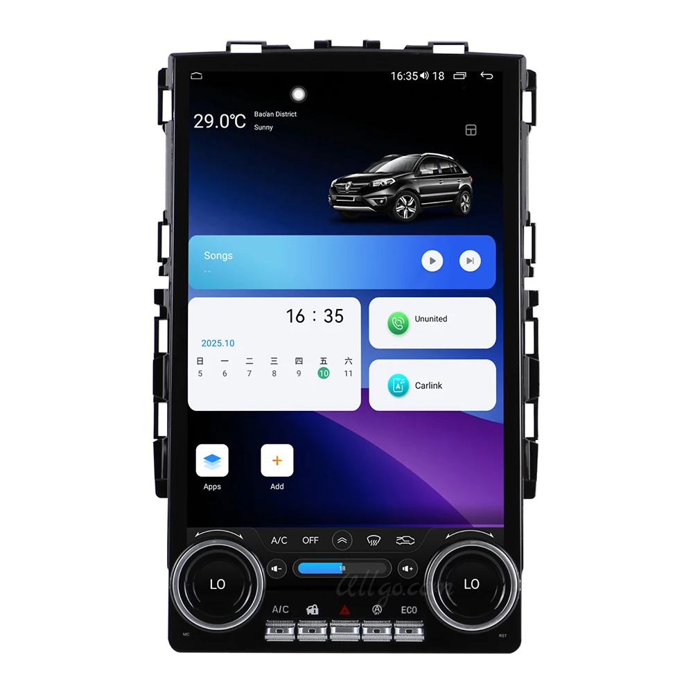 14.5 inch Android Car DVD for Renault Koleos / Megane 4 2016-2020 Car Head Unit Upgrade