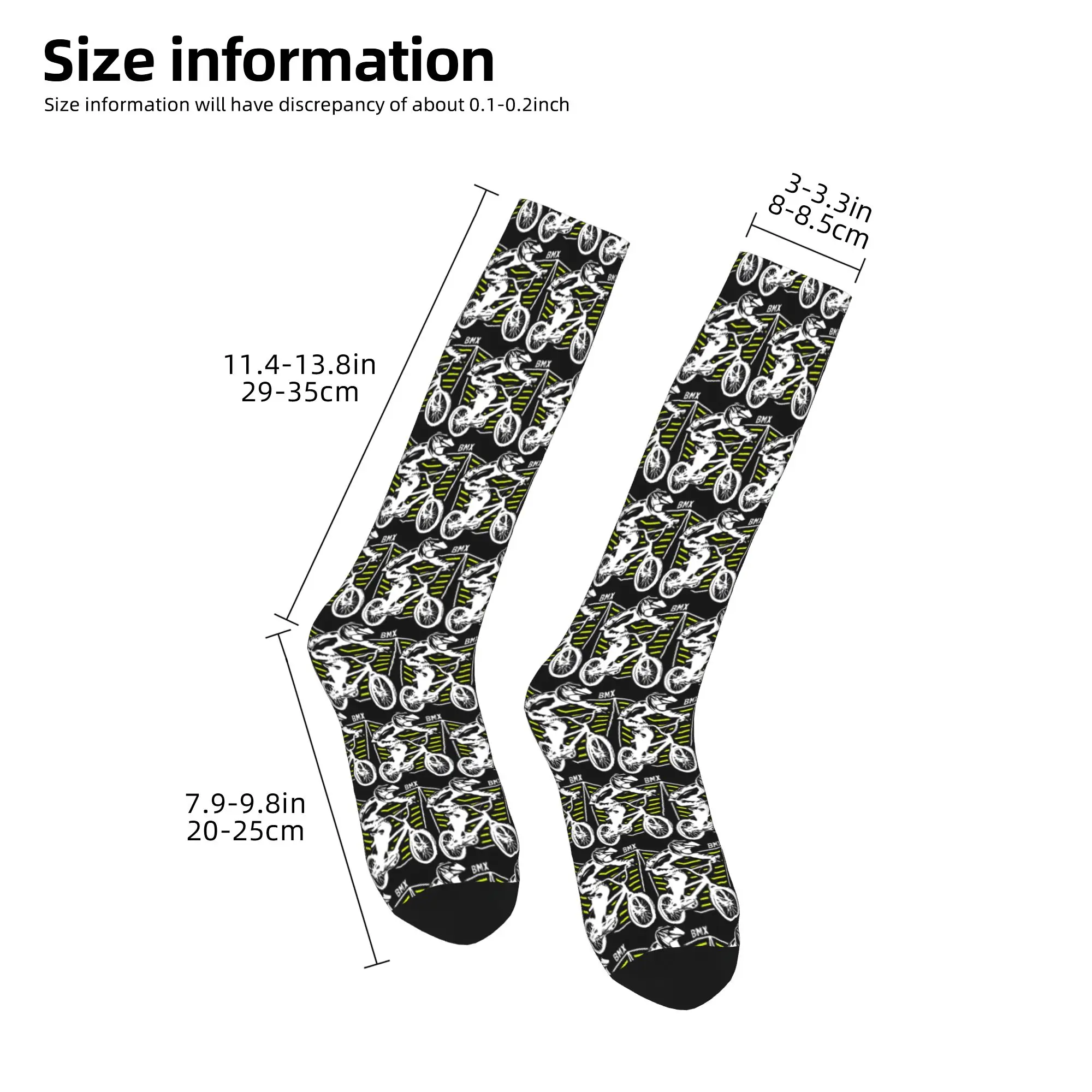 Alle Jahreszeiten Crew Strümpfe BMX Bekleidung Retro BMX Bike Old School Patch Socken Crazy Hip Hop Lange Socken Zubehör für Männer Frauen