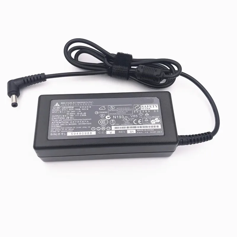 Original Delta 19V 3.95A 75W ADP-75DB ADP-75FB A ADP-75SB BB Laptop AC Adapter Charger for Asus Laptop Power Supply PA3714U-1ACA