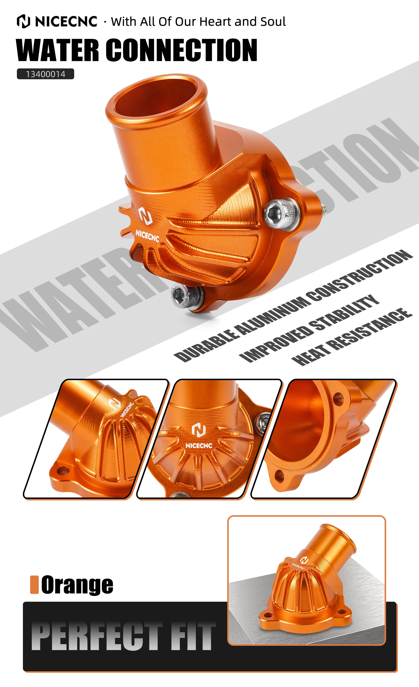 Für 2019-2025 KTM 790 ADV/R 890 Adventure/R Thermostatgehäuse Wasseranschluss/Kühlerschlauch für Husqvarna Norden 901 2022-2025 – Detail 1