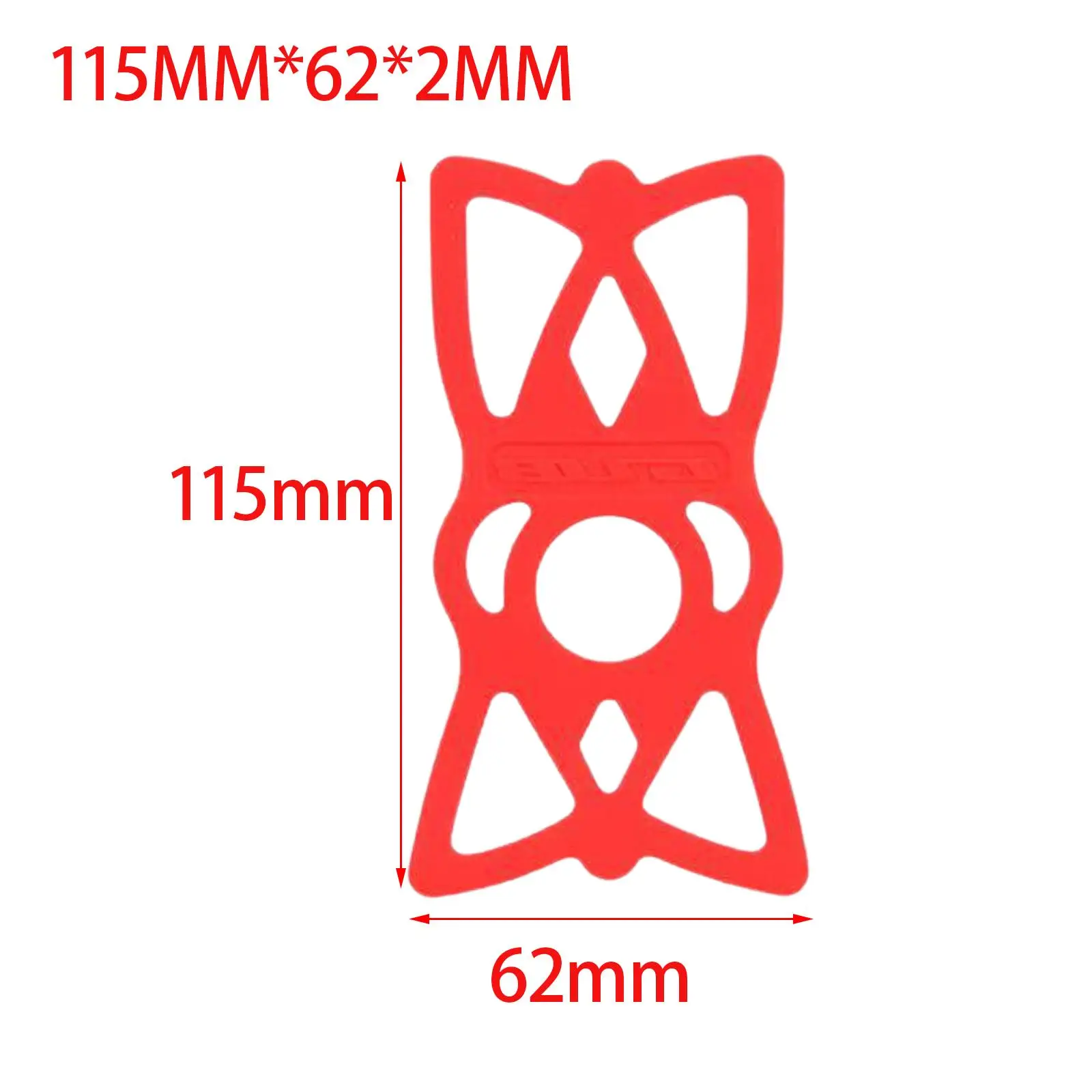 

Phone Mount Holder Strap Flexible Silicone Elastic Non Slip Secure Lanyard for Motorcycle Bicycle Use