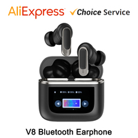 New Tour Pro 2 Earphone V8 Wireless Bluetooth Headphone ANC Noise Cancelling Earbuds In Ear Touch Screen HD Mic Call Tour Pro2