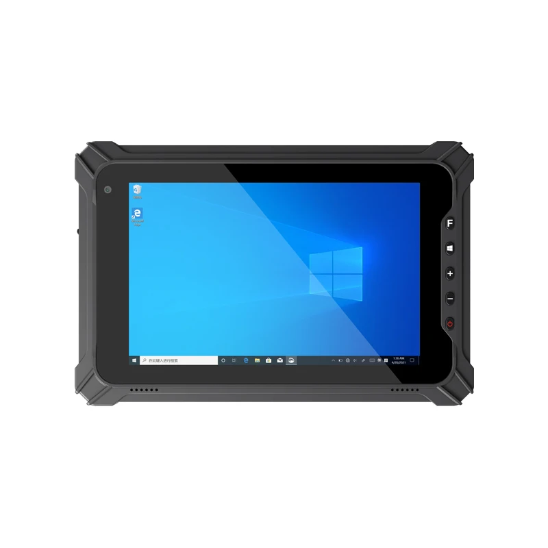 8 Inch 4G LTE Rugged Industrial Tablet 2D Barcode Scanning GPS Windows Waterproof Tablet PC