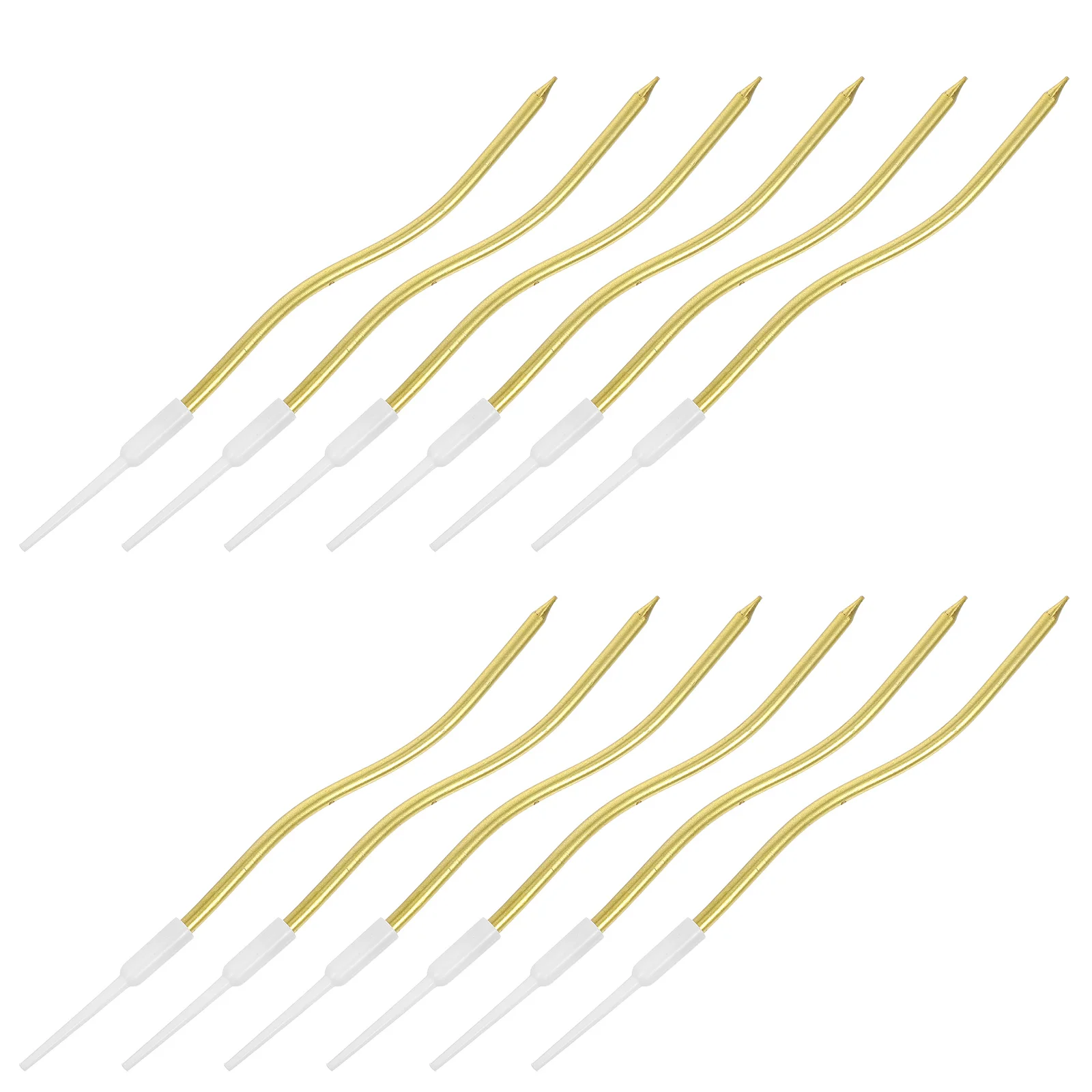 72Pcs Themed Spiral Candles Fun Cupcake Toppers for Birthday Shower Celebrations Spiral Candles Shower Cake