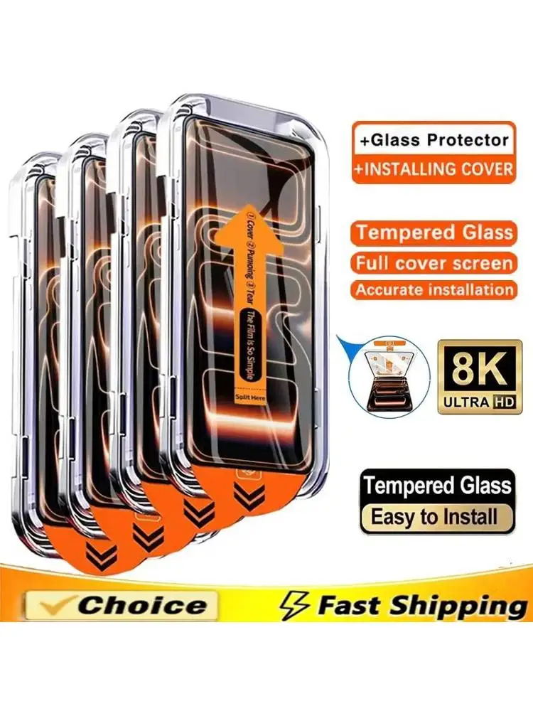 Zestaw do automatycznego usuwania kurzu, folia ze szkła hartowanego do telefonu Nothing CMF Phone 1 2 Pro 3A Lite 2A Plus 4A Pro, bezpyłowa instalacja, osłona ekranu. — zdjęcie produktu 7