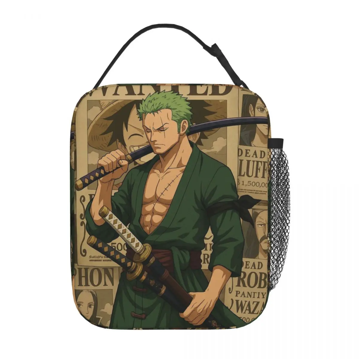 

Fanart Luffyed Zoros Choppers Thermal Insulated Lunch Bags for Travel Reusable Bento Box Cooler Thermal Lunch Boxes