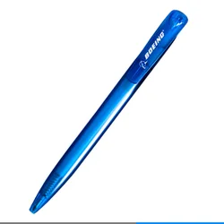 Bolígrafo de gel esmerilado transparente para aviación, bolígrafo de firma, avión