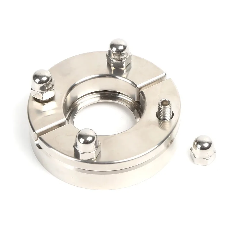 

Classic Sanitary Aseptic Clamp Connectors 1.5"-2" In-Line Tank Sterile Flange SS316L Stainless Steel Low Pressure Single Piece