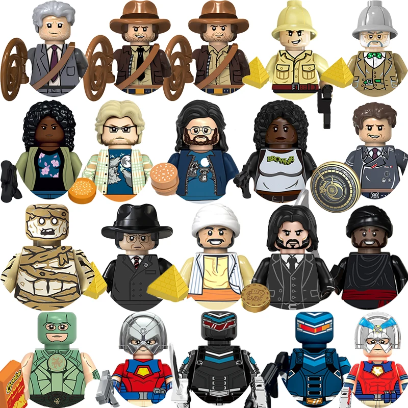 John Wick Bricks Peace Maker TV3001 Building Blocks Judomaster For Toys Gifts New Mini Action Figures Children For Party Gifts