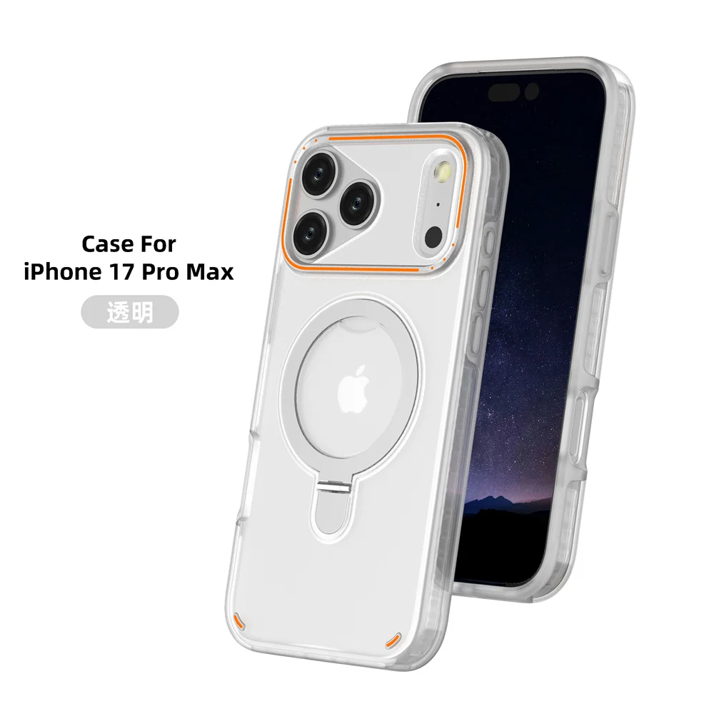 Luxuriöse Magnet-Faltbare Doppelschicht-Handyhülle für iPhone 18 17 16 15 14 13 12 Pro Max 11 Stoßfeste Schutzhülle – Detail 9