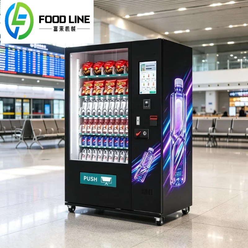 Snack and Beverage Vending Machine, 24-hour Unmanned Self-service Retail Equipment Customized for Community Convenience Store