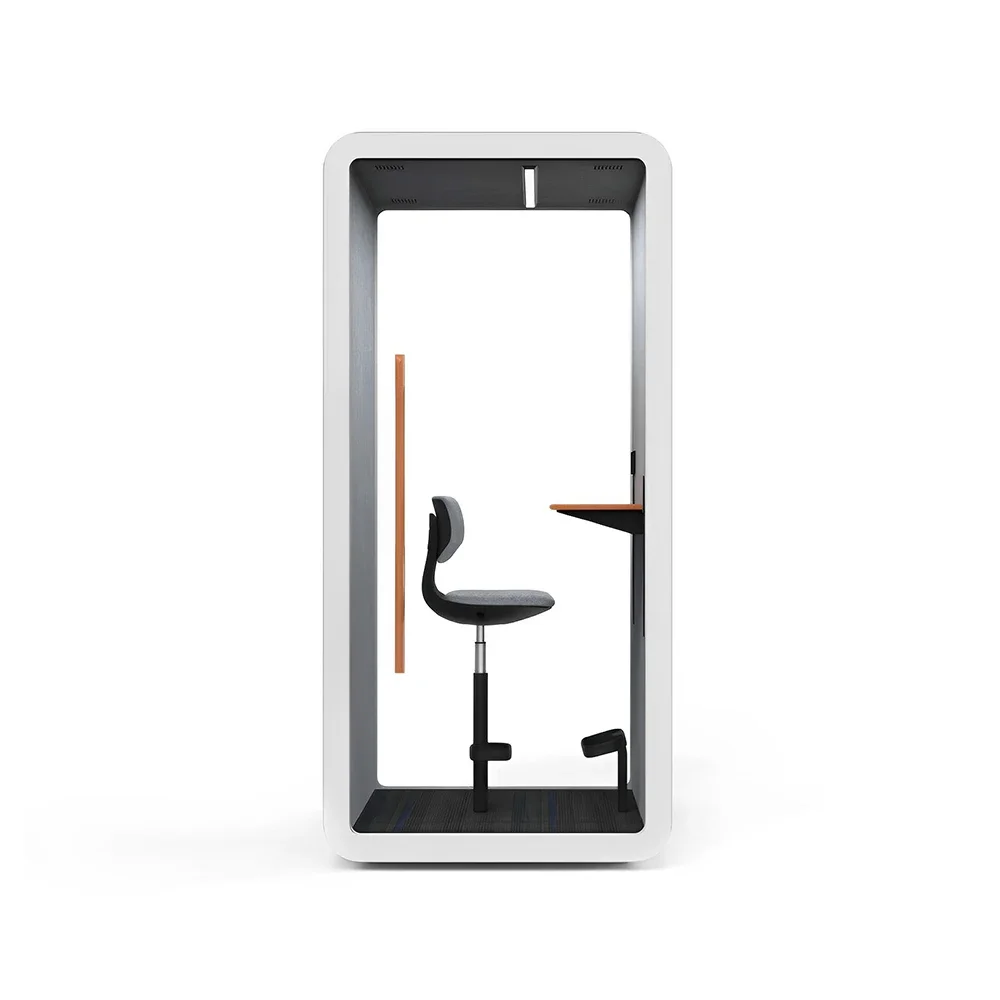 Intelligent acoustic office pods, modern design, office buildings, phone booths