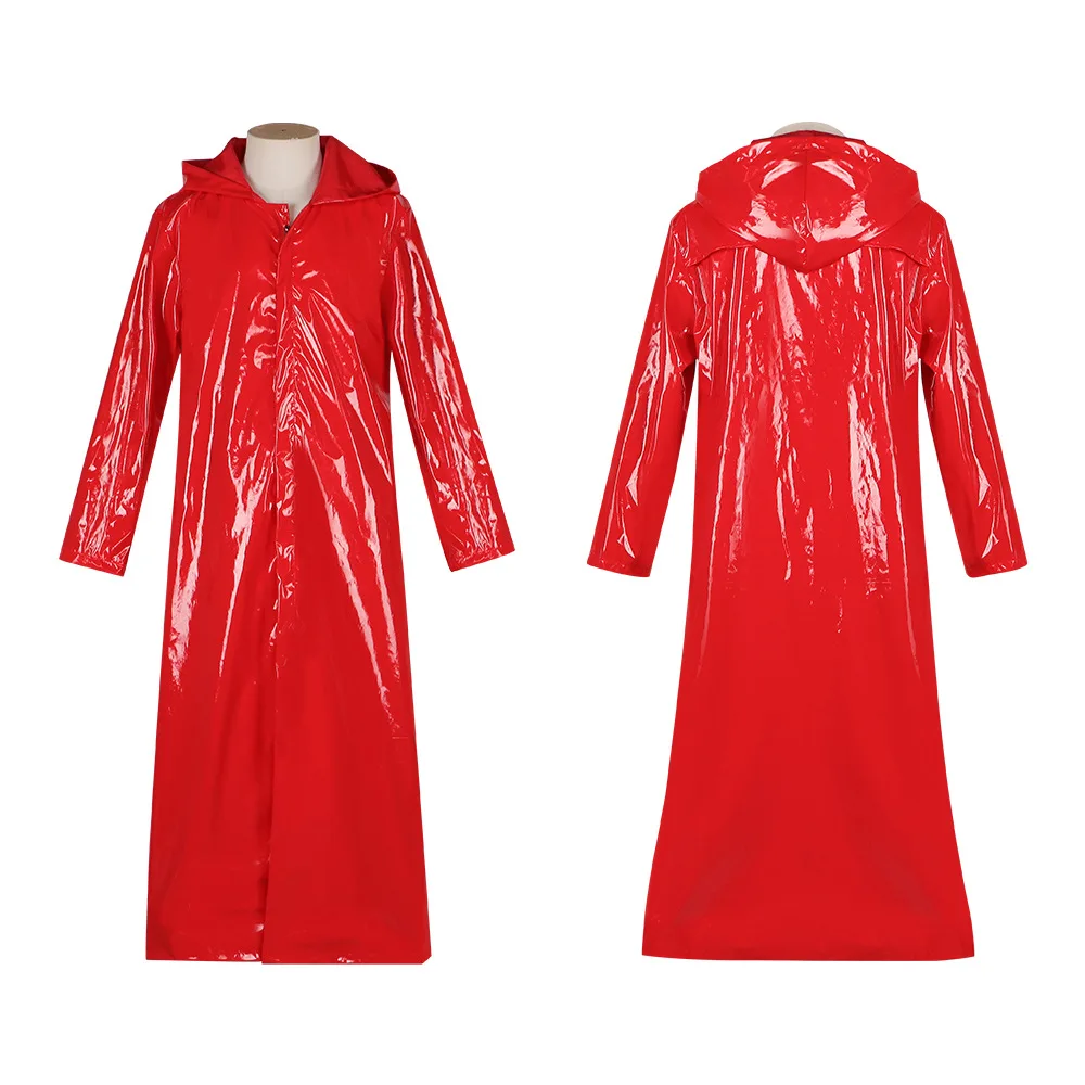 

Prom Queen Simone Perri Cosplay Fantasy Clothing Red Raincoat 2025 Movie Fear Street Costume Disguise Men Fantasia Party Outfits