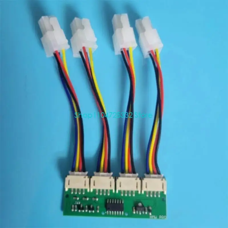 P5EA Adjustable Fan Speed Emulators for Antminer S21 S19kpro T21 KS5 KS5pro Fan Spoofer Dummer Computer Office Cooling Needs