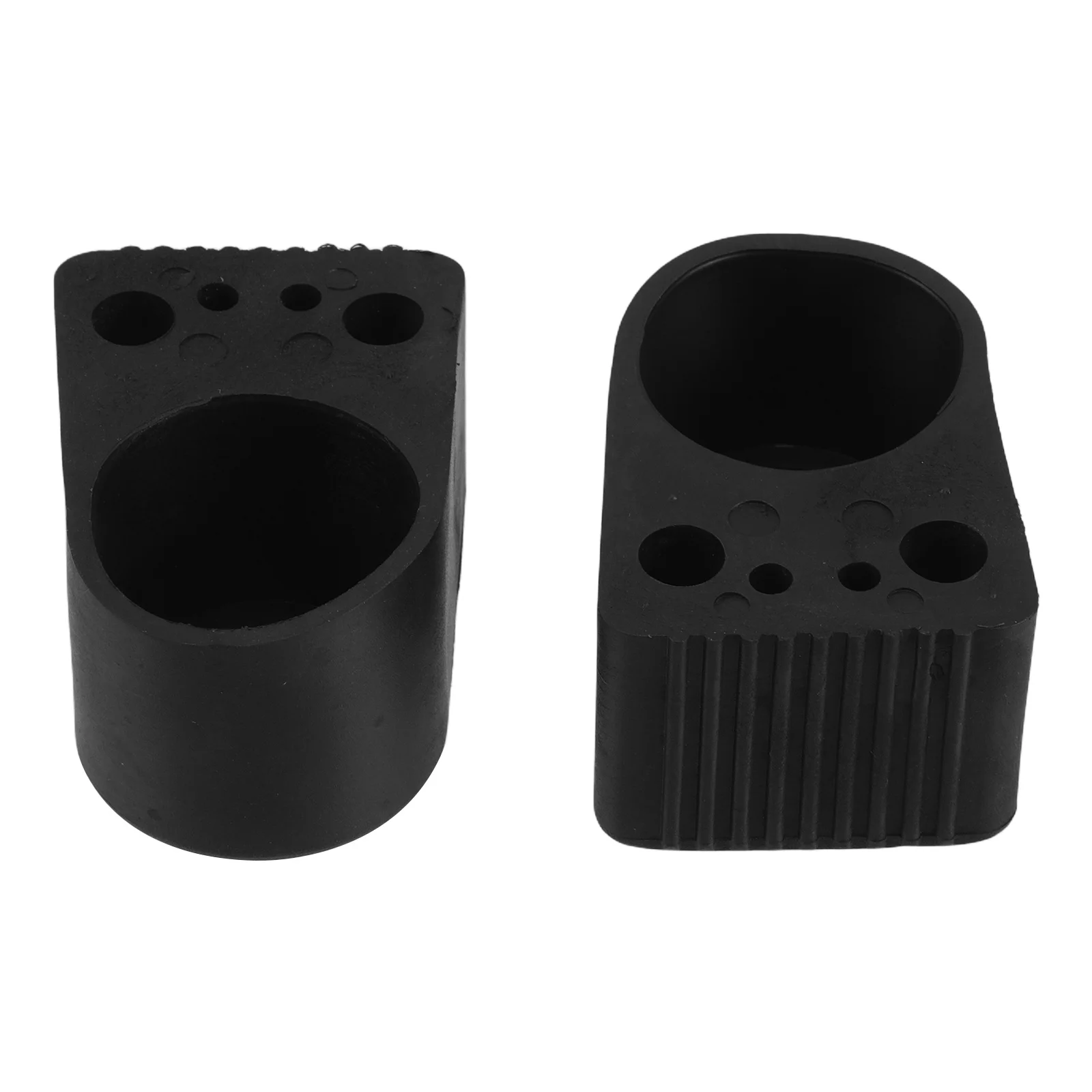 

2Pcs Outer Round Foot Covers Thickened Rubber Fitness Equipment Pads Non Slip Floor Protectors Anti Scratch Stabilizers for Gym