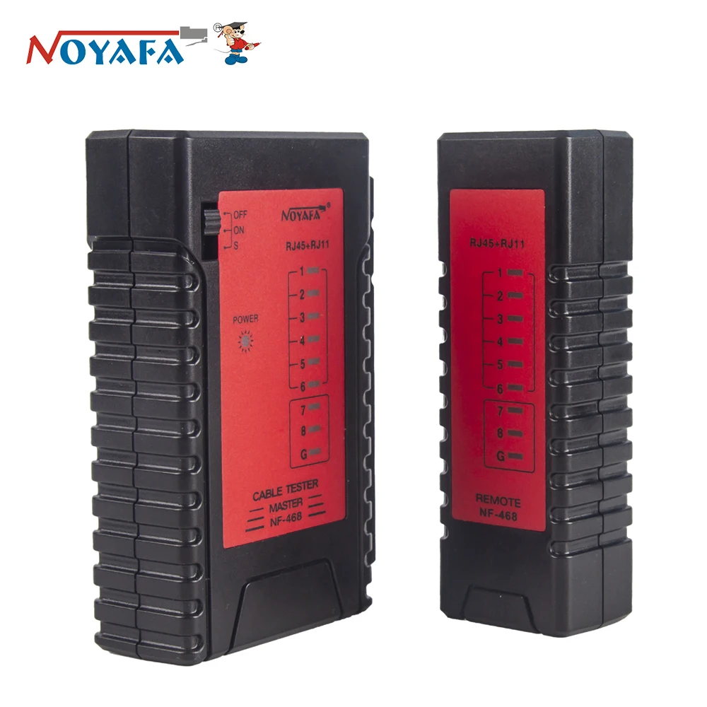 NOYAFA NF-468 Network Cable Tester RJ45/RJ11 Cable Cat-5/Cat-6 UTP Wire Line Tester NetWork Tool Multifunctional Automatic Test