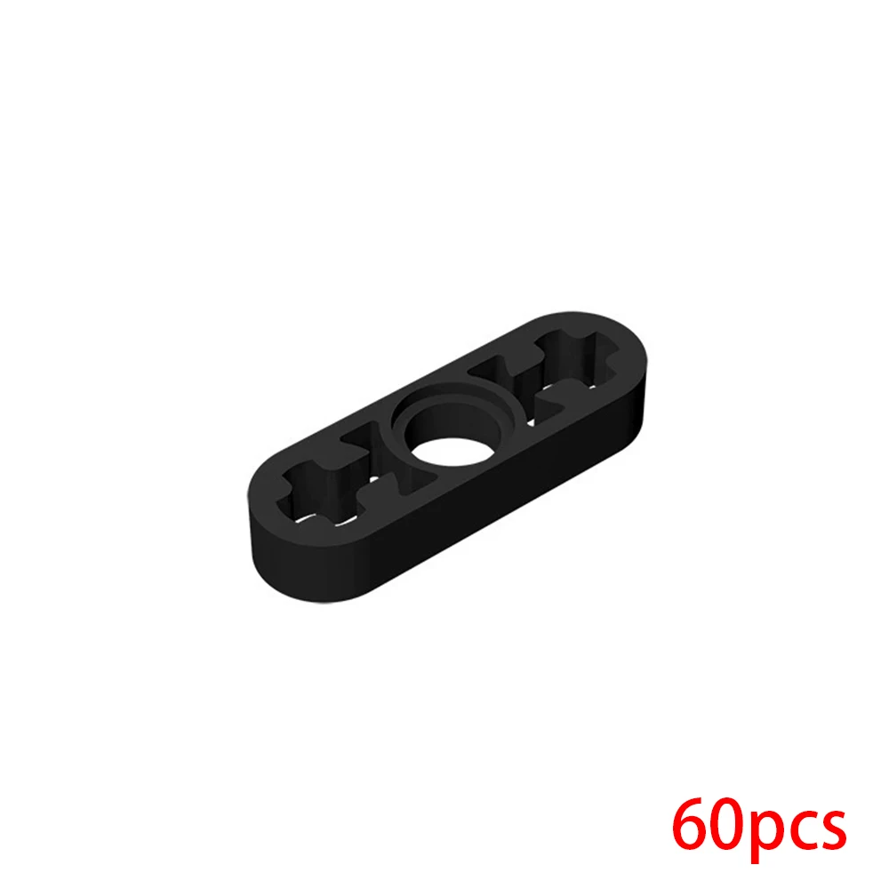 60pcs 6632 Liftarm Thin 1 x 3 Axle Holes Bricks Technical MOC Buildings Blocks High-Tech DIY Educational Brain-Developing Toys - view 6