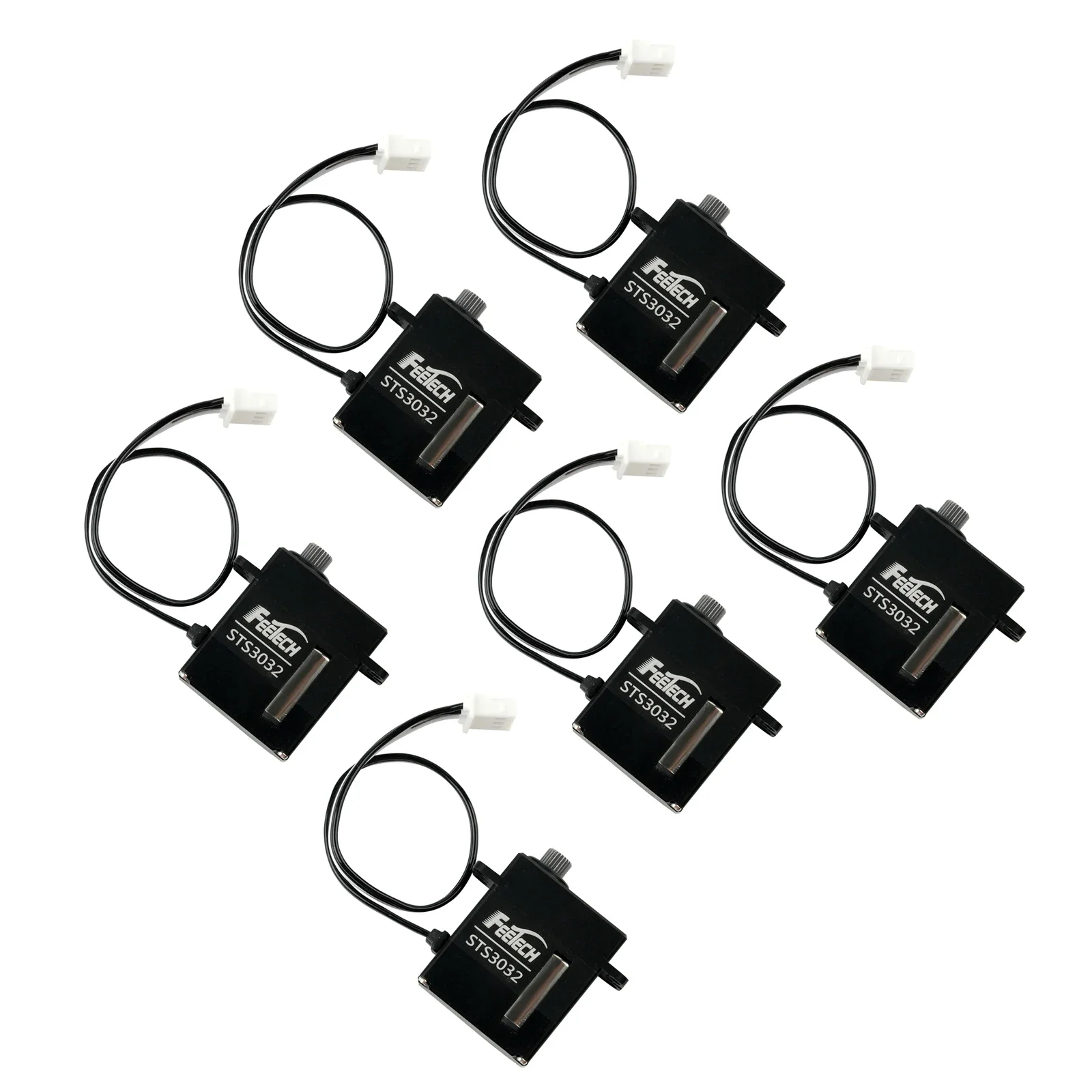 Feetech ST-3032 Servomotore coreless con ingranaggi metallici da 6 V 4,5 kg 360 °   Bus seriale TTL con codificatore magnetico per modello robot RC (1/3/6 confezioni)