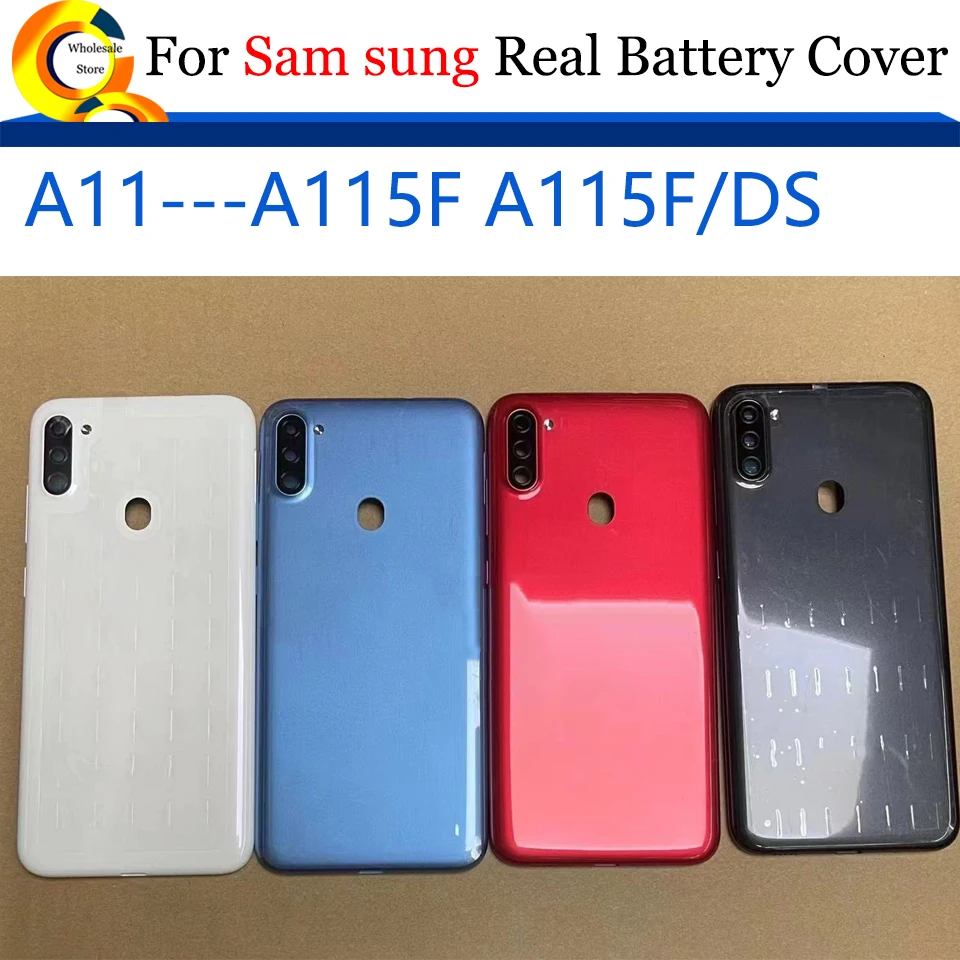 

10Pcs/Lot For Samsung Galaxy A11 Battery Back Cover Door Rear Housing Replacement Parts For Samsung A115F A115F/DS Battery Cover