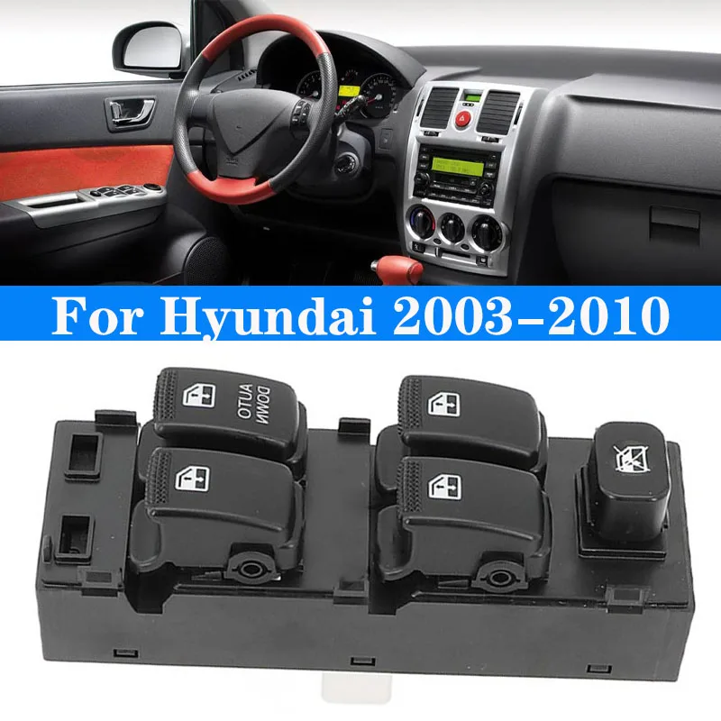 For Hyundai Getz Matrix 03-11 For Kia Carens 02-05 Front Left Car Electric Window Control Switch Button Auto Parts  93570-1C110