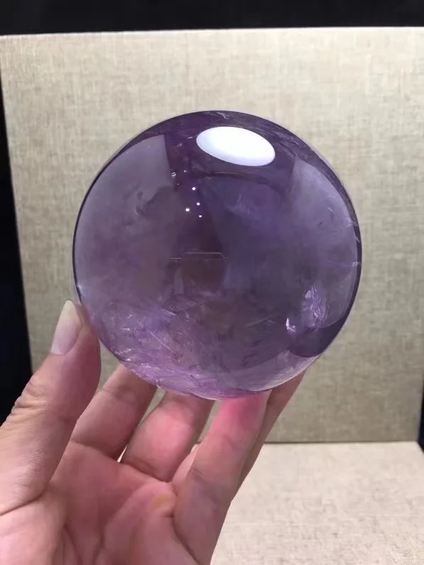 Natural Amethyst Quartz Stone Sphere Crystal Ball Healing