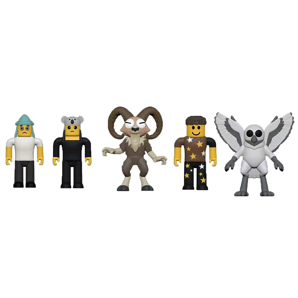 Cadeau 1-24 stuks Nachten in het Bos blind box figuren beeldje uil geit wolf hert 99 Nachten in het Bos beeldje plastic speelgoed cadeau