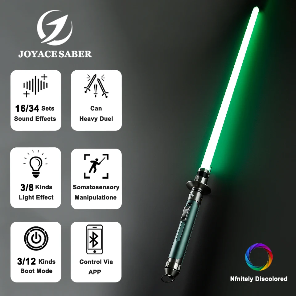 Pixel Lightsaber Kanan Jarrus Xenopixel Light Saber Jedi Neopixel Metal Handle Laser Sword Cosplay Heavy Dueling Luminous Toys