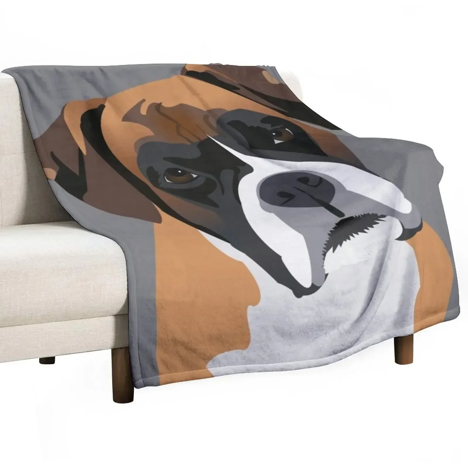 

Boxer Throw Blanket Cute for winter Hairys Blankets