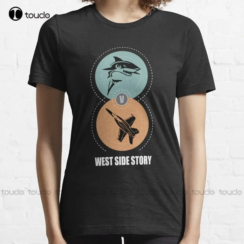 West Side Story - Alternative Movie Poster Classic T-Shirt Mens T Shirts Cotton Custom Aldult Teen Unisex Xs-5Xl Fashion Funny