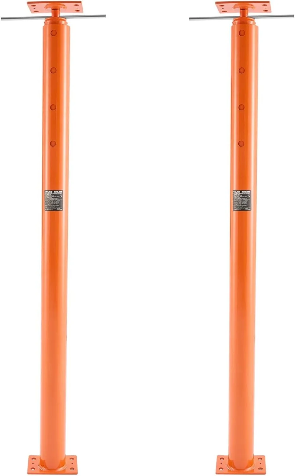 

2-Pack Adjustable House Floor Jacks, 54-150 Inch Height, 11200 lbs Capacity for Leveling & Temporary Support