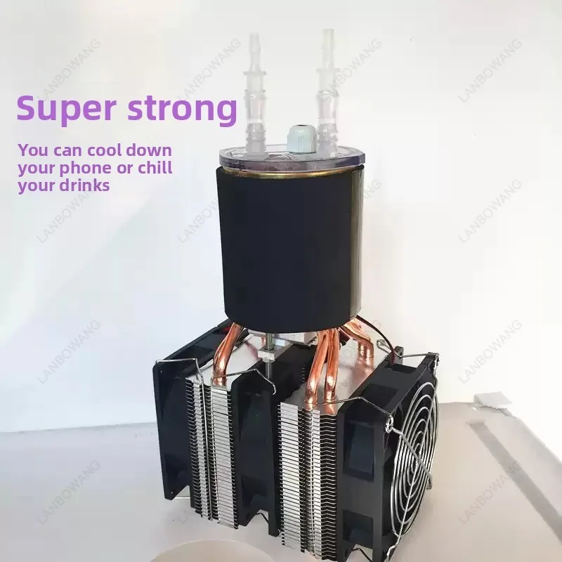 DIY Semiconductor Cooling Plate Dual Purpose Quick Radiator For Mobile Phone Iced Beverage Portable Cooling Equipment