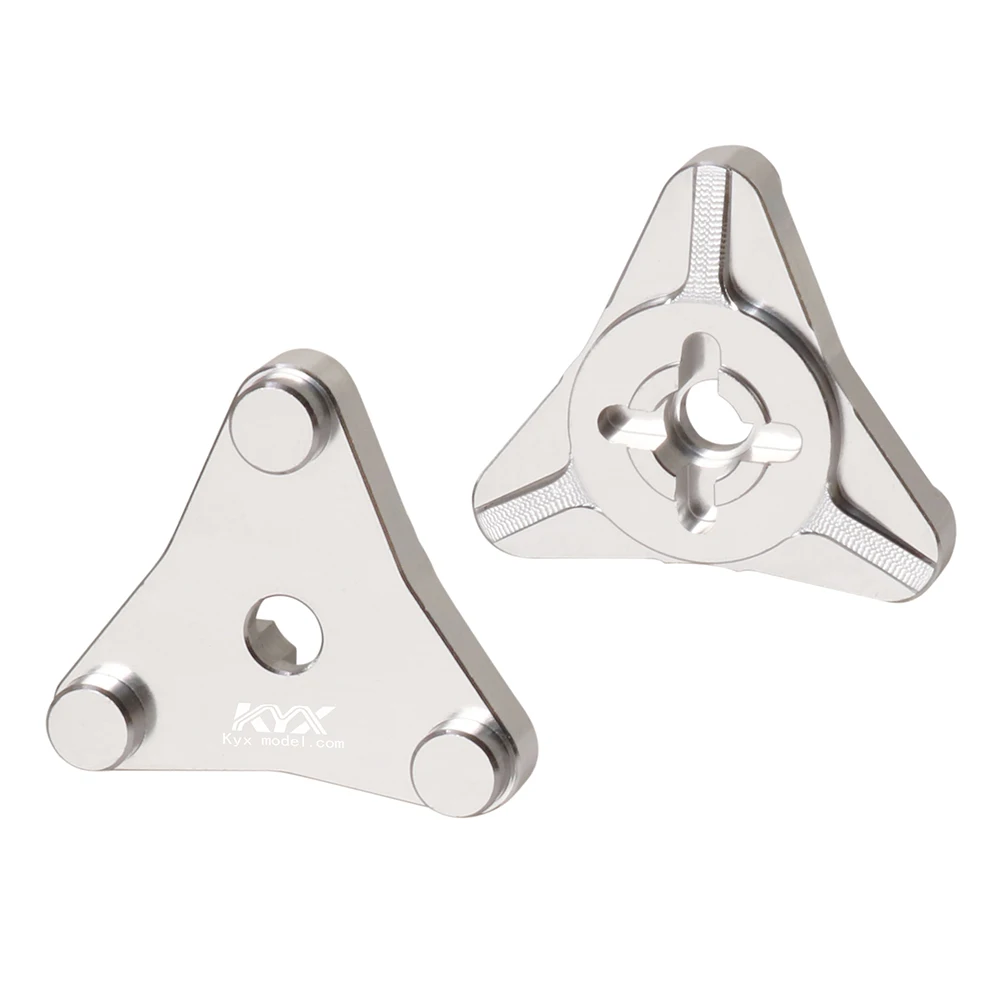 KYX سباق الألومنيوم محور عجلات محول جبل ترقيات أجزاء الملحقات ل 1/10 RC سيارة Tamiya Hotshot II The Bigwig #4