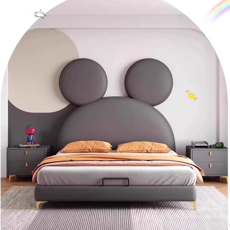 

Nordic Safety Wooden Kids Beds Normal Simple Design Toddler Children Beds Frame Modern Style Lit Enfant Furniture For Home