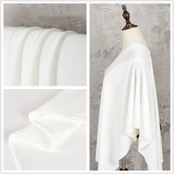 High Stretch 4 Way White Spandex Fabric for Dancer Swimwear 155cm Wide Sold By Meter