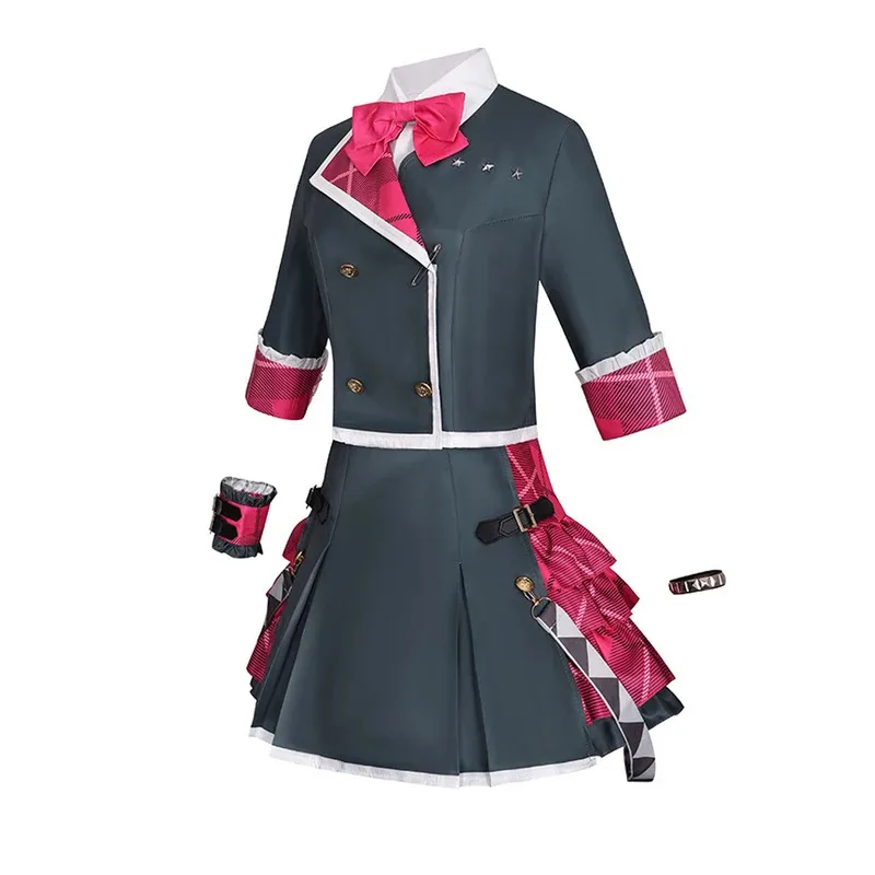 AIAI 2025Project Sekai Leo/need Coat Shirt Check Uniform Skirt New Women's Campus Dress Halloween Mikuu Cosplay Costumes ﻿