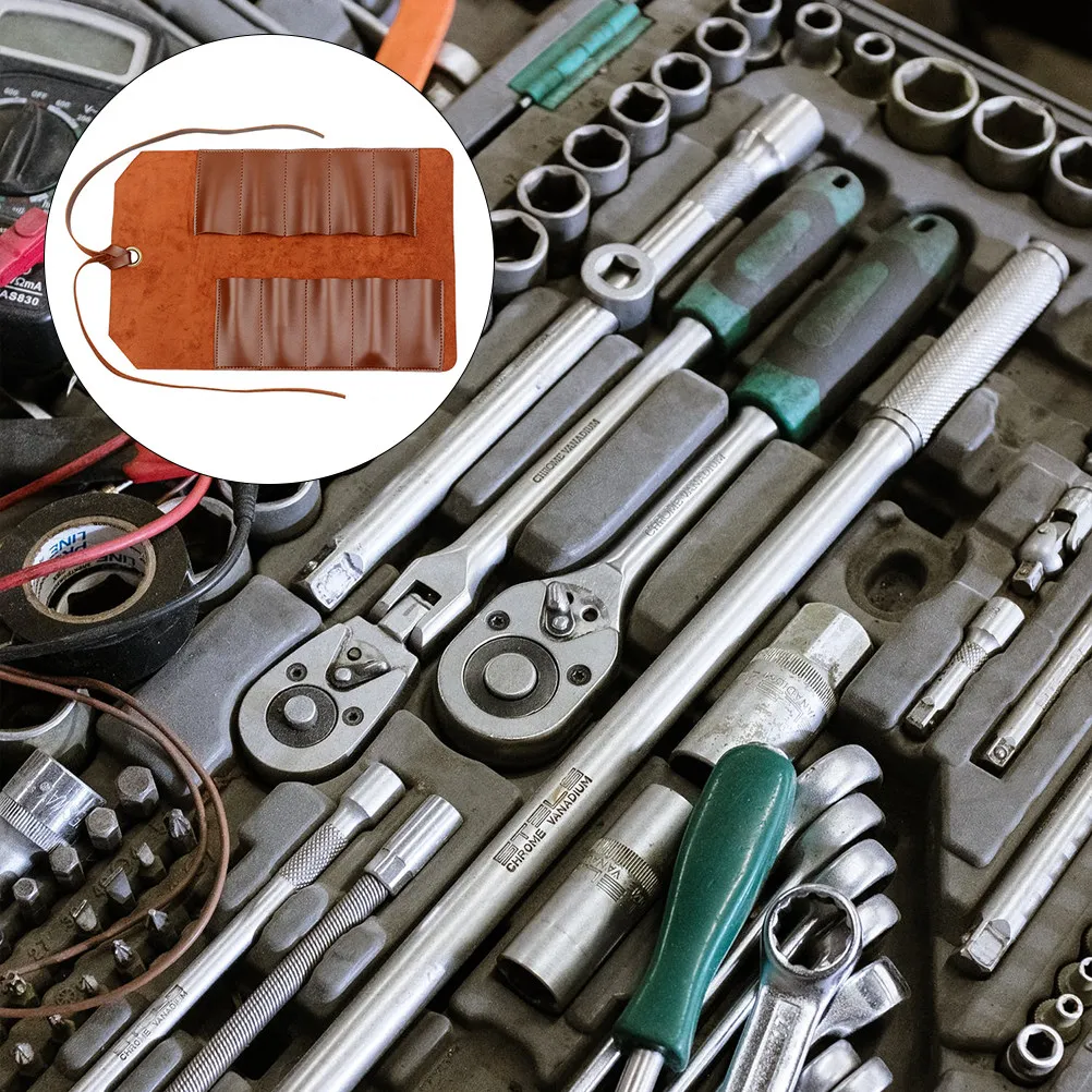 

Чехол-органайзер для инструментов с 10 отделениями для хранения ручных инструментов, гаечных ключей, отверток, портативный чехол-держатель