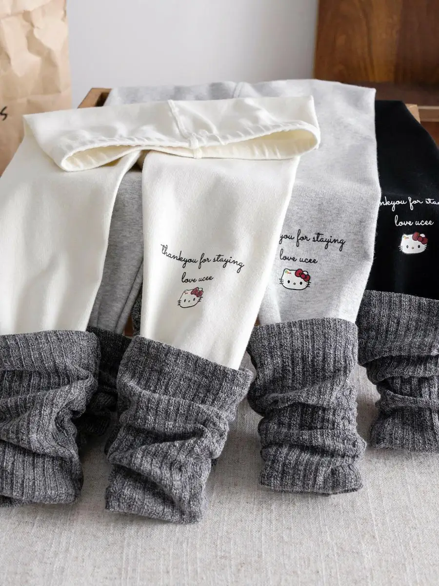 Pantaloni Base Layer per Ragazze Primavera Autunno Abbigliamento Esterno alla Moda per Bambini Pantaloni Lunghi Versatili Autunnali per Ragazze Pantaloni per Bambini