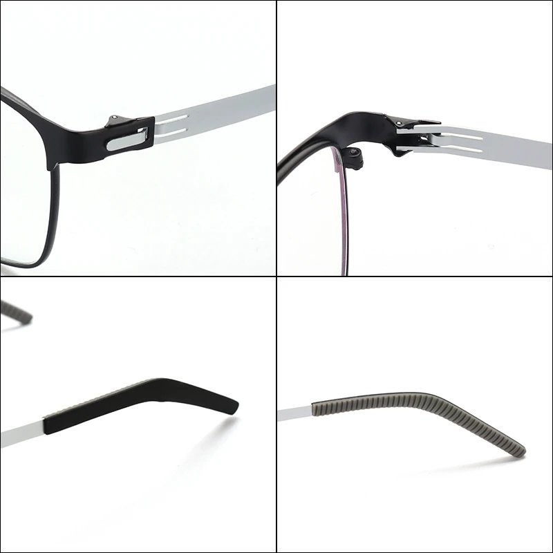 Titanium Alloy Frame Blue Light Blocking Photochromic Reading Glasses Men Computer Presbyopic Eyeglasses Magnifying Eyewear image 3