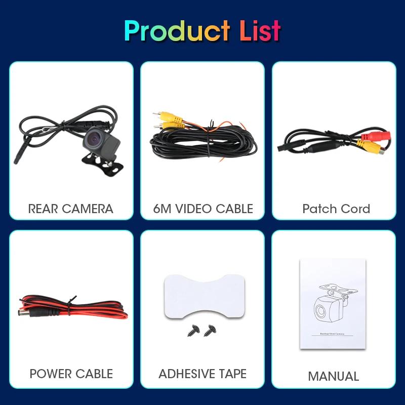 Jansite 170° Support AHD TVI AVI 1920x1080P CVBS Car Rear View Camera Fisheye Lens Reverse Camera Night Vision IP68 Waterproof