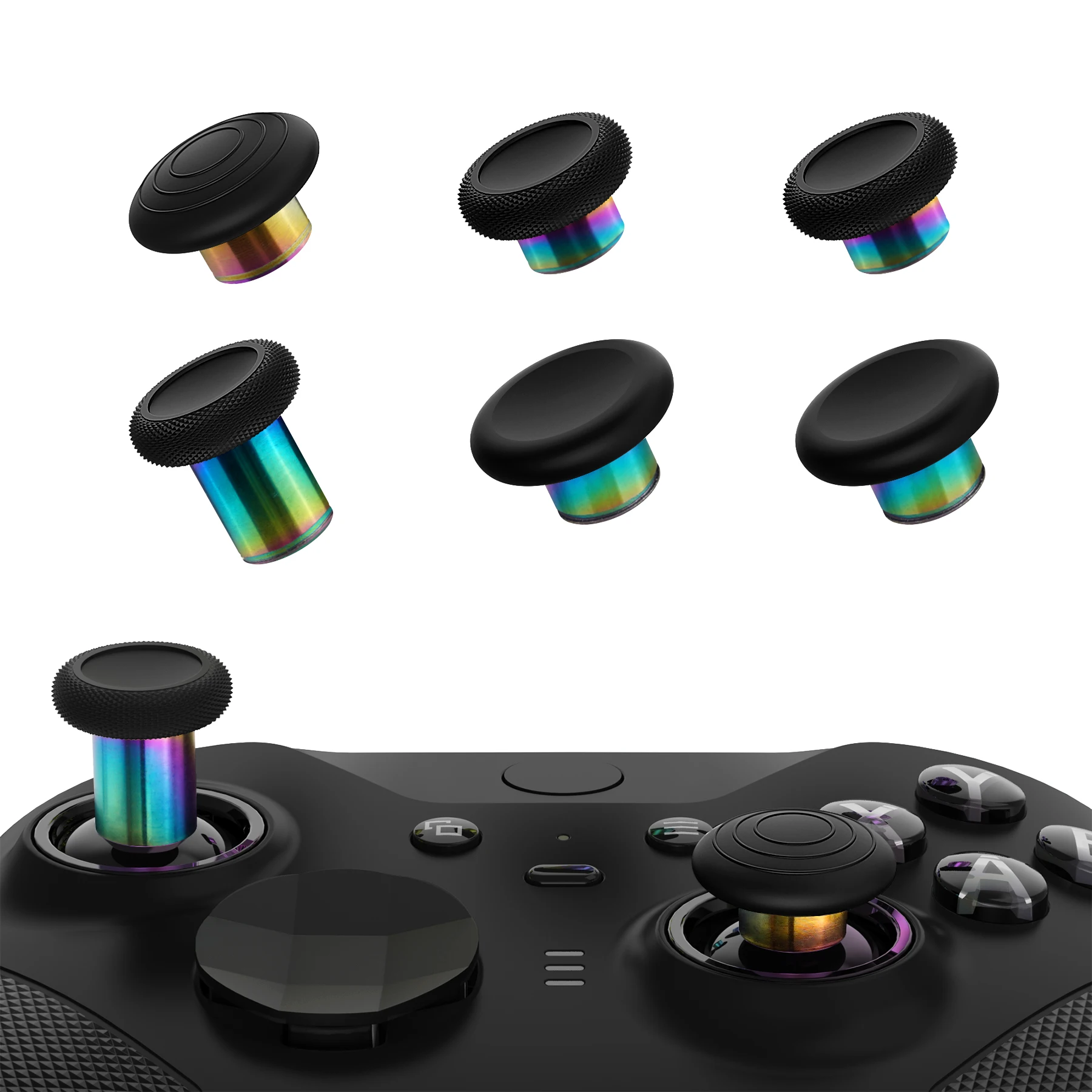 

Крышки аналоговых стиков для джойстика extreme erate для геймпада Xbox Elite 2 Core (модель 1797), металлические Сменные аналоговые стики 6 в 1